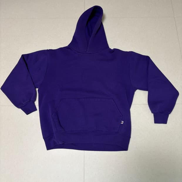 Usa 90s 러셀 애슬레틱 후드 퍼플 L