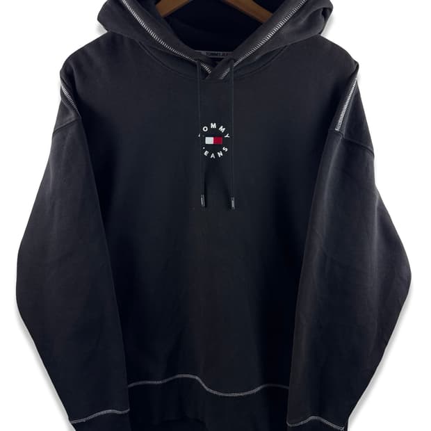 타미진스 센터로고 스티치 후드티2955