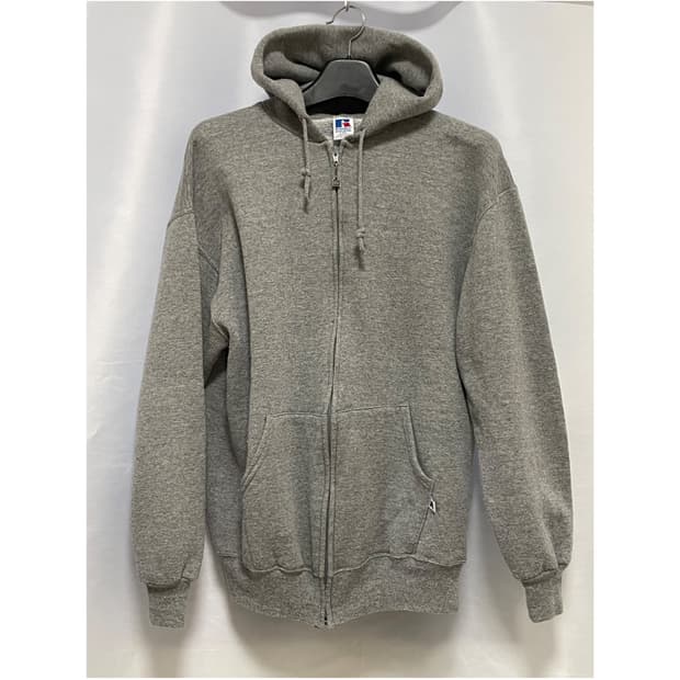 (XXL) 90s 러셀 애슬래틱 50/50 후드 집업 그레이