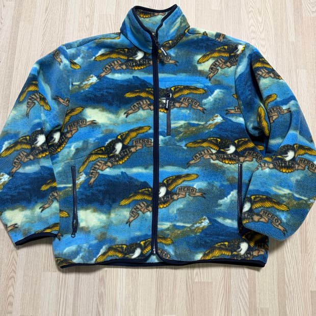 슈프림 안티히어로 플리스 자켓 멀티컬러 - 25FW L