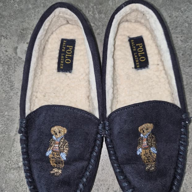 폴로 랄프로렌 테디베어 슬리퍼