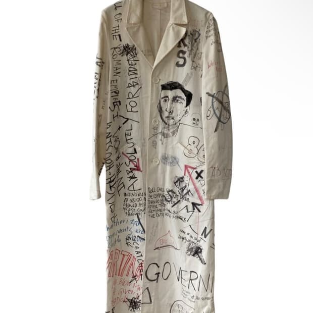 라프시몬스 그래피티 랩 코트 