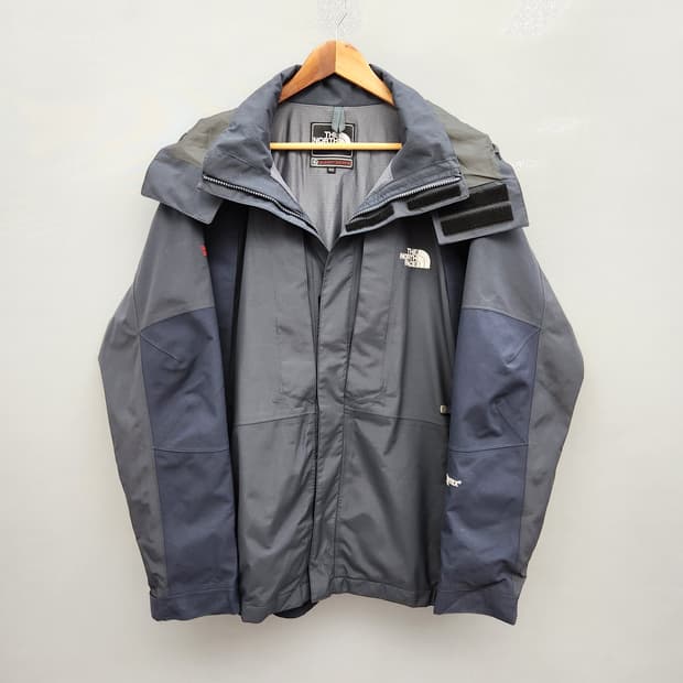 노스페이스 고어텍스 바람막이 자켓 그레이