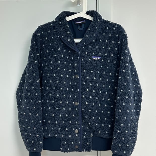 파타고니아 도트 땡땡이 플리스 자켓