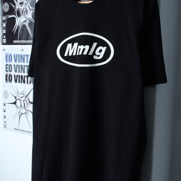 (M-L) 엠엠엘지 반팔 티셔츠 빅로고 블랙 올드스쿨-H31729
