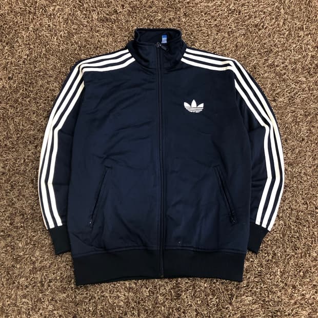 아디다스 네이비 파이어버드 져지 트랙탑