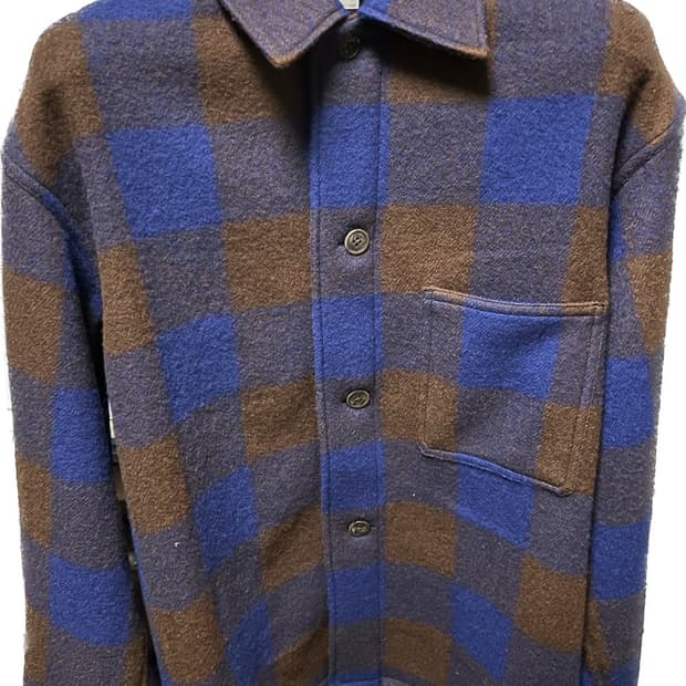 르메르 파자마울체크셔츠m,l삽니다