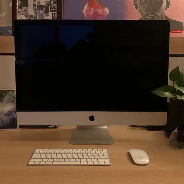 2020 iMac 5K 27인치 (키보드 & 마우스)