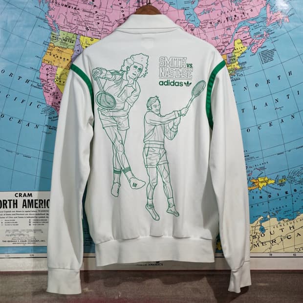 아디다스 스탠스미스 테니스 자수 트랙자켓