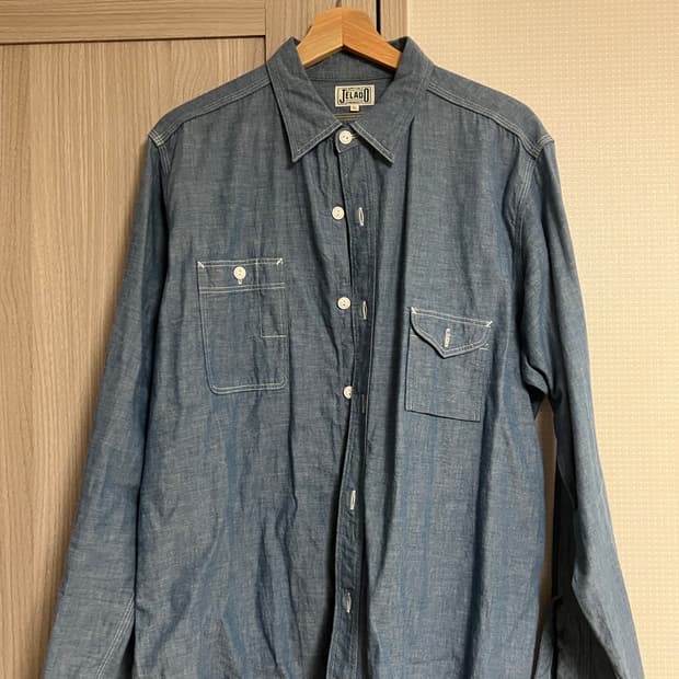 제라도 스모커 샴브레이 셔츠