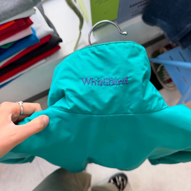 Columia whirlibird nylon jacket