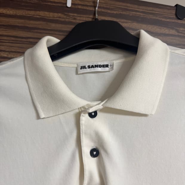 질샌더 베이지 PK티 L사이즈