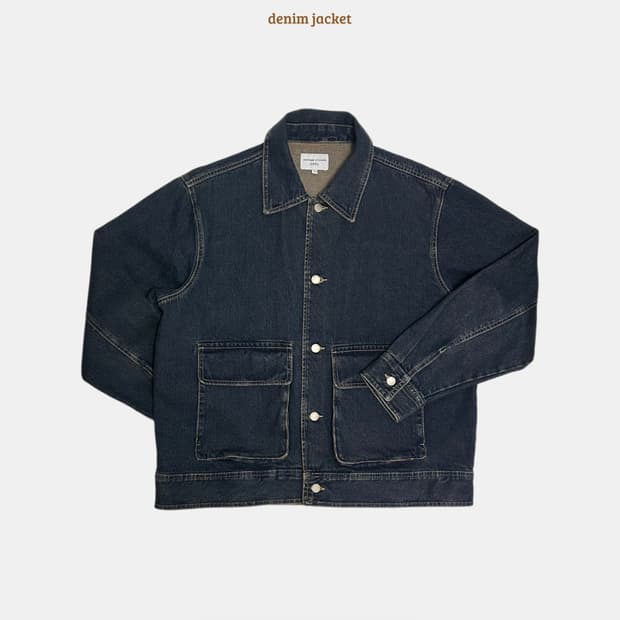 커스텀어클락 데님자켓 청자켓