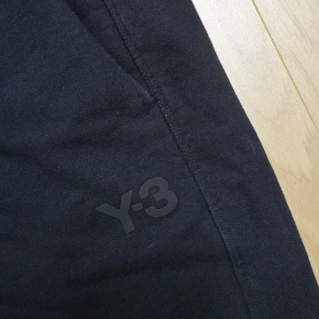 Y-3 요지야마모토 블랙 와이드핏 팬츠 S