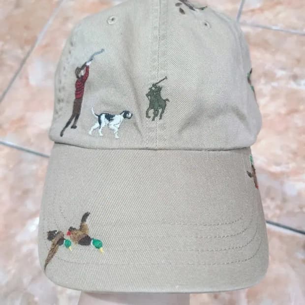 폴로랄프로렌 사냥 자수 볼캡