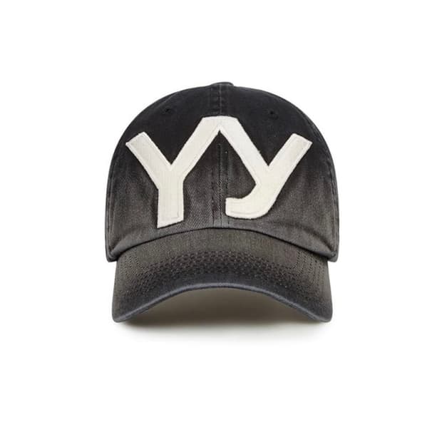 오픈 Yy 그라디언트 볼캡 블랙