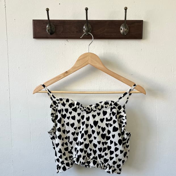 SHEENA DEL RAY 하트 뷔스티에 탑