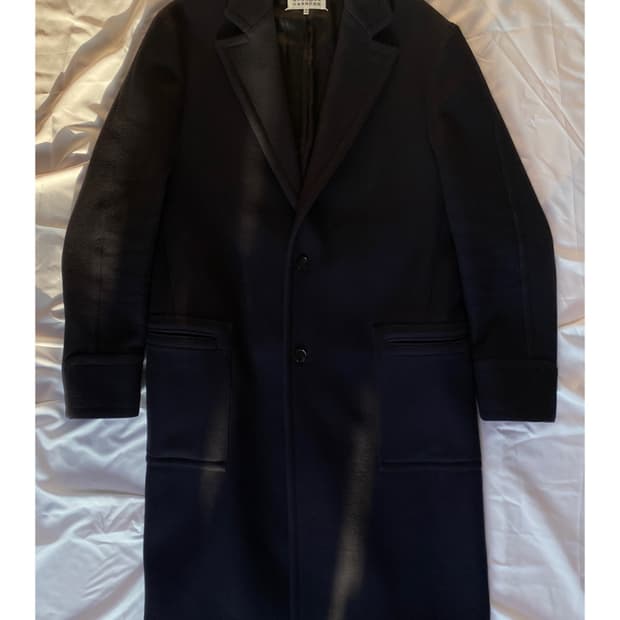 마틴 마르지엘라 울 펠트 싱글 코트 아카이브 자켓