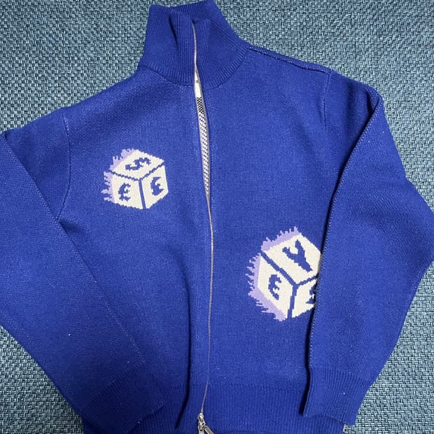 예스아이씨 니트 집업 L