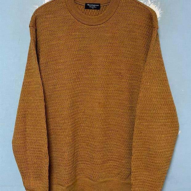 먼싱웨어 골프 남자 니트티 추동 일본 캐주얼 기본 L 100