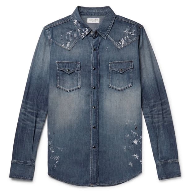 생로랑 웨스턴 셔츠