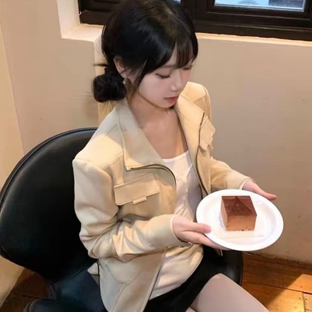 시니컬 윈터 스웨이드jk 기모 털안감