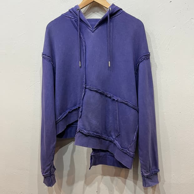 DIESEL 디젤 F-MIKKY 워시드 언발 후드티 우먼즈