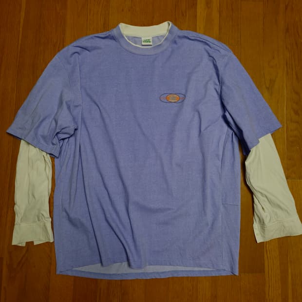 Sand Sound(샌드 사운드) 긴팔 레이어드 티셔츠 L