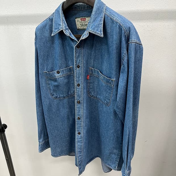 105-110) 리바이스 웨스턴 데님셔츠