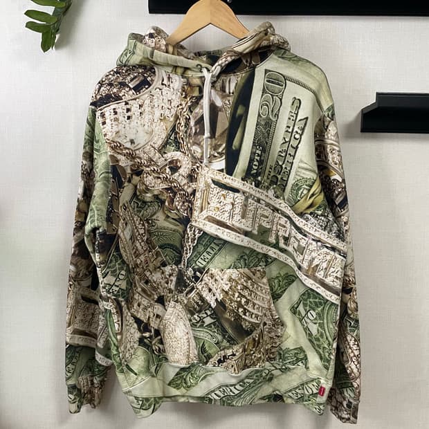 Supreme bling  hoodie M (100-105) 20Ss
