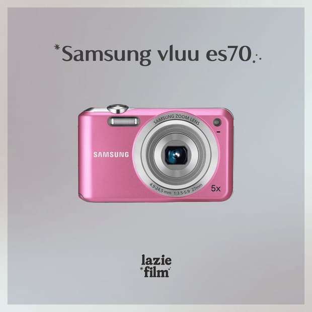 입문‧₊˚ Samsung VLUU ES70 삼성 블루 디카