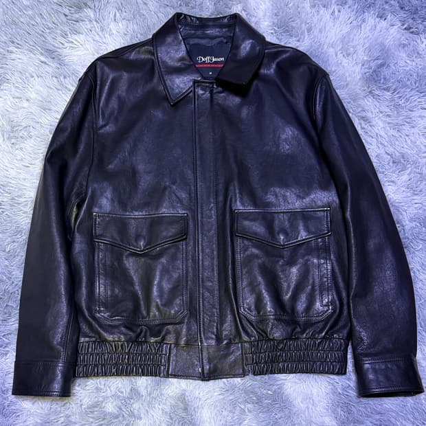 도프제이슨 베지터블 A-2 자켓 블랙 M