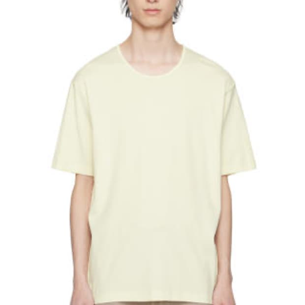 르메르 스쿱넥 반팔 티셔츠