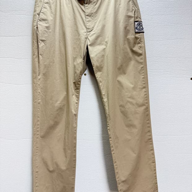 몽클레어 베이지 면바지. (PANTALONE) 정품 (33-34)