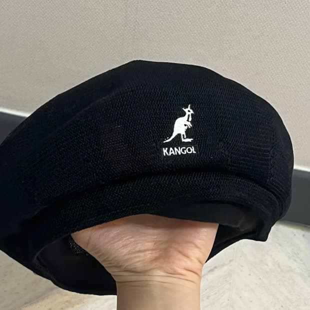 캉골 블랙 베레모 여름용