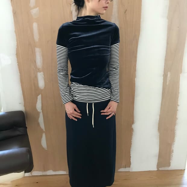 vintage stripe pattern top