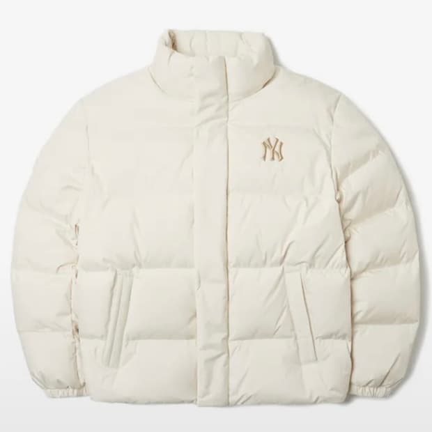 MLB 엠엘비 메가로고 푸퍼 숏패딩 NY