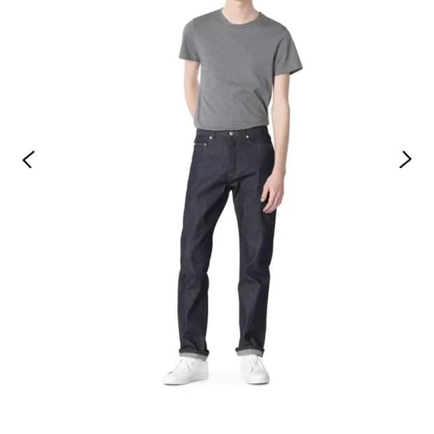 apc 아페쎄 진스탠다드 생지 데님 셀비지 29