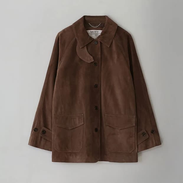 Mott 모트 리얼스웨이드 하프 자켓 