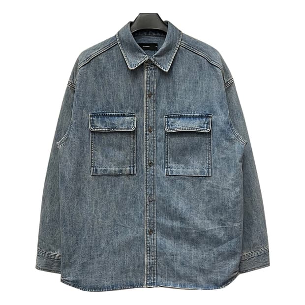 ILCORSO 일꼬르소 오버핏 데님 셔츠 자켓 105