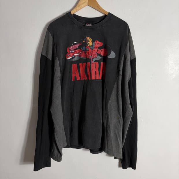 90s USA AKIRA 롱슬리브 티셔츠(XL)