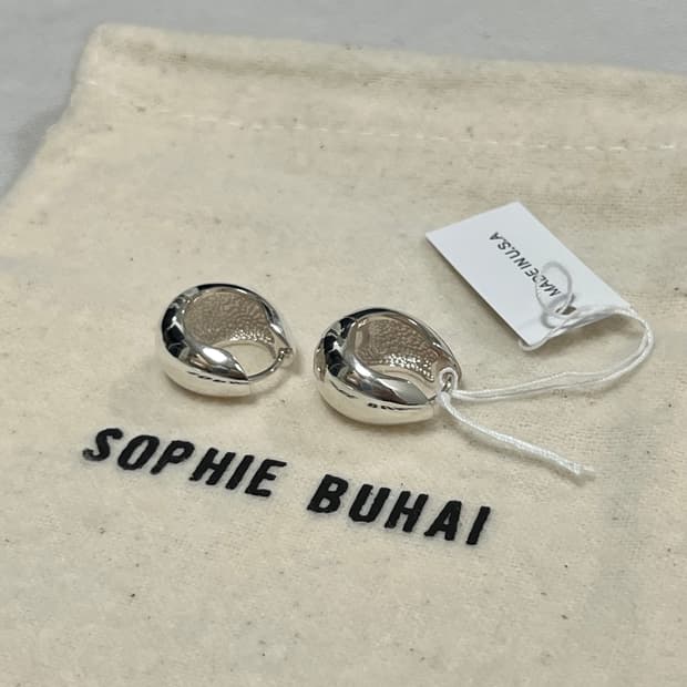 소피부하이 26ss HINGED 후프 귀걸이/실버