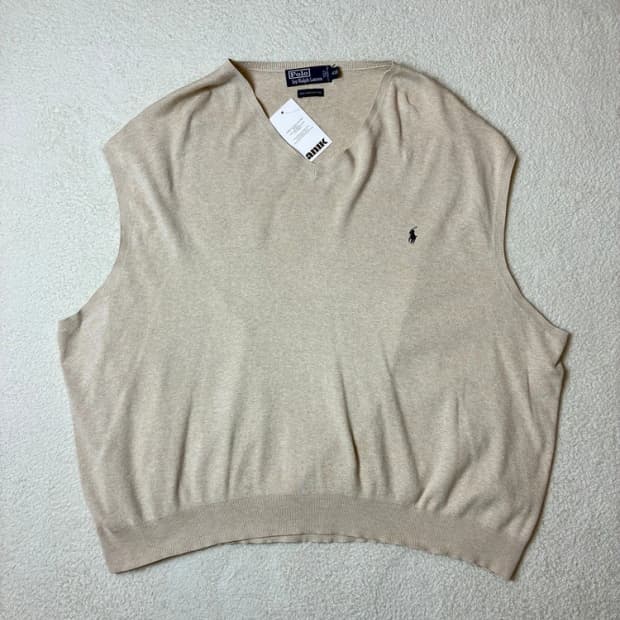 폴로 랄프로렌 90's 빅사이즈 니트 조끼 PN6342