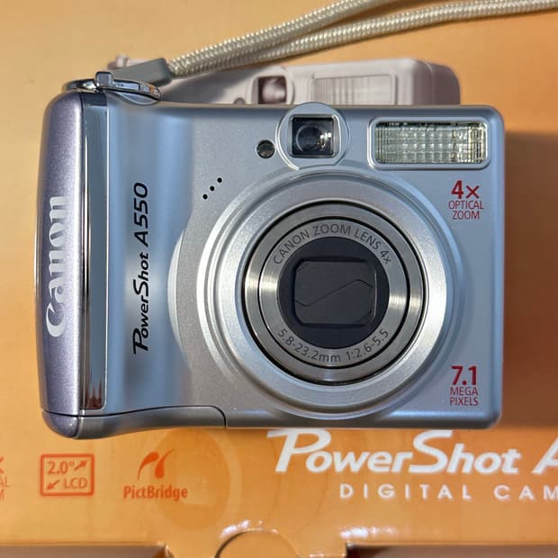 *풀박스* 캐논 파워샷 a550 디카/디지털카메라