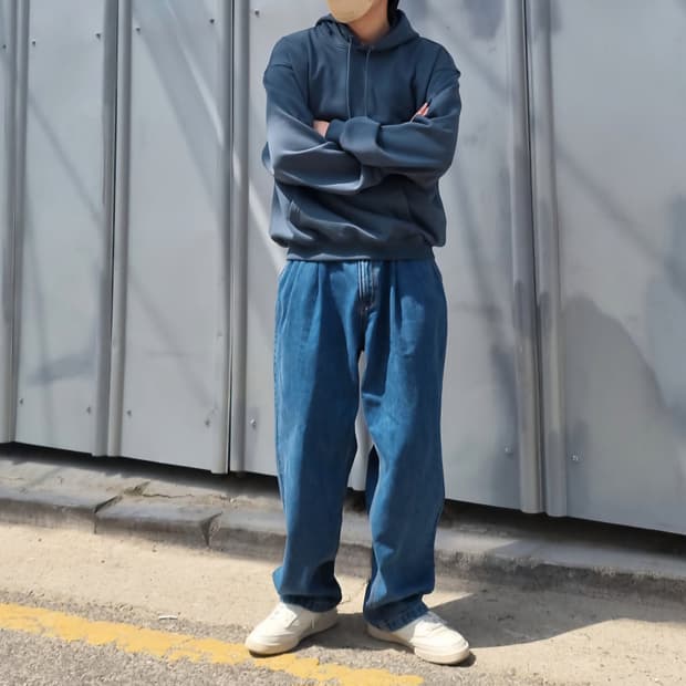 블랭크룸 블랙 후드 (3)