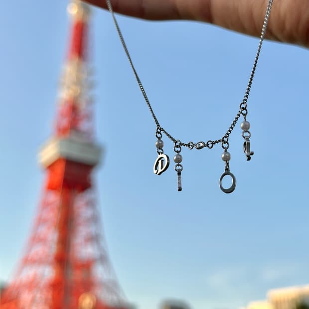 디올 귀걸이➡️목걸이로 리폼