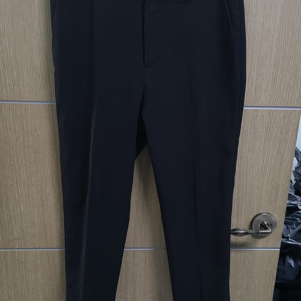 시스템옴므 블랙 여름 슬랙스 82