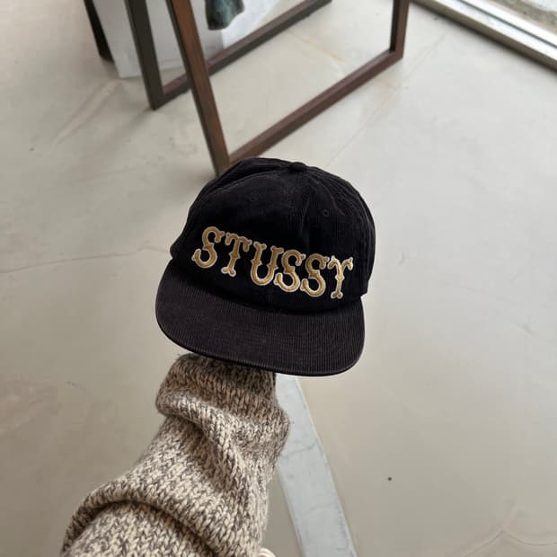 스투시 코듀로이 캡