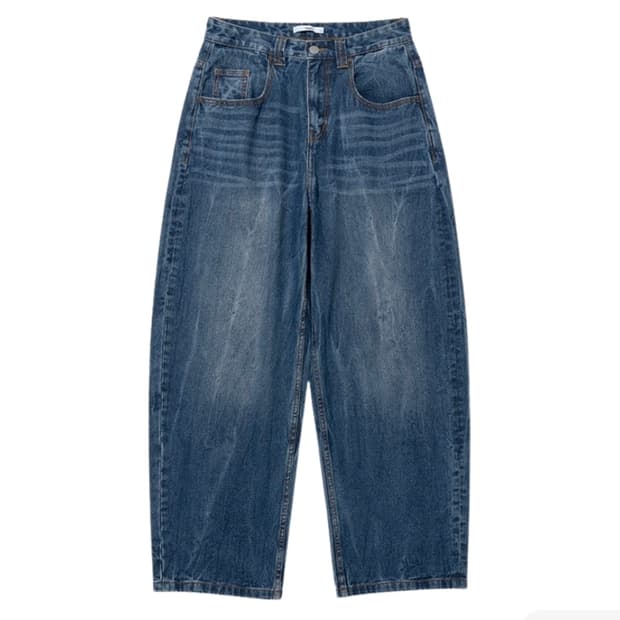 밀로아카이브 24ss 리플렉트 커브드 데님 팬츠 M size