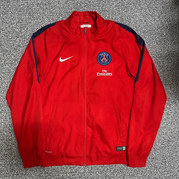 (M추천) 나이키 파리생제르망 바람막이 자켓 레드